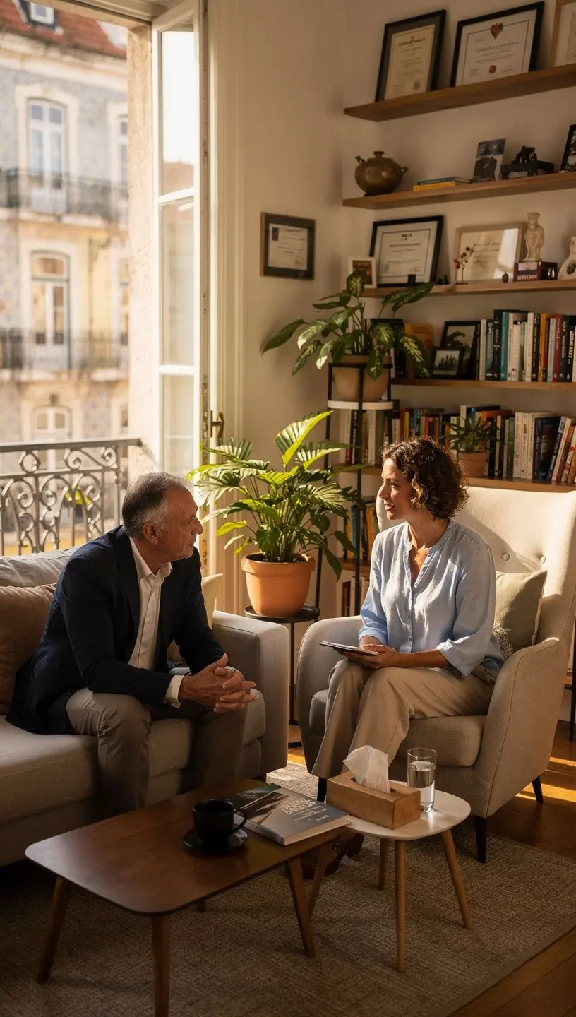 Impacto da saúde no bem-estar mental.